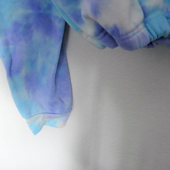 Faded Rose Tie-Dye Pullover Cinched & Cropped Astr - Picture 7 of 15
